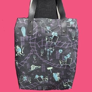 Haunted House Dark Ride Kitschy Witch Tote ➡️FLAWS⬅️